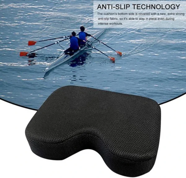 Unyqoos® Comfortabel zitkussen met memory foam voor indoor roeitoestellen