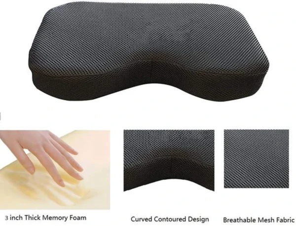 Unyqoos® Comfortabel zitkussen met memory foam voor indoor roeitoestellen