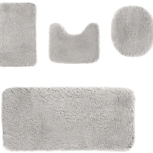 P-87213236976620-20260405135242.webp Unyqoos® Zachte en Absorberende Badmat Set van 4 Stuks met Antislip Eigenschappen voor Badkamercomfort