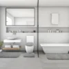 Unyqoos® Zachte en Absorberende Badmat Set van 4 Stuks met Antislip Eigenschappen voor Badkamercomfort