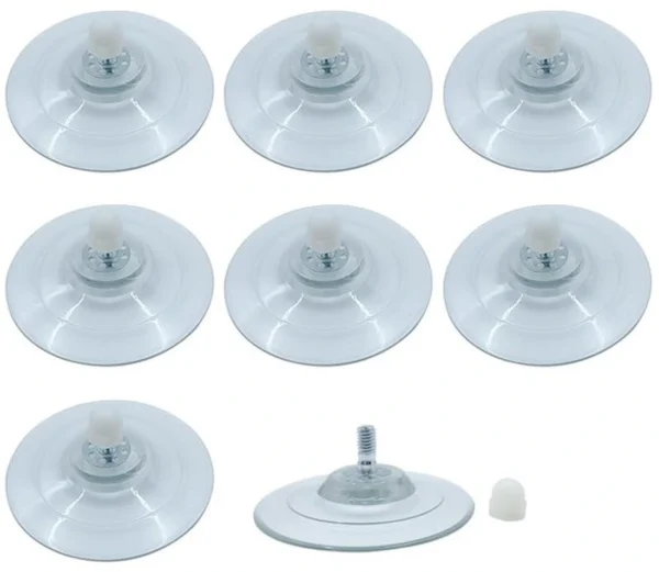 P-87213236977540-20260406115451.webp Unyqoos® Set van 8 schroefbare zuignappen voor gladde oppervlakken in huis en auto