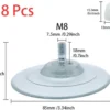 P-87213236977541-20260406115501.webp Unyqoos® Set van 8 schroefbare zuignappen voor gladde oppervlakken in huis en auto