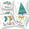 Unyqoos® Sfeervolle kussenhoes voor woonkamer en slaapkamer in kerstthema