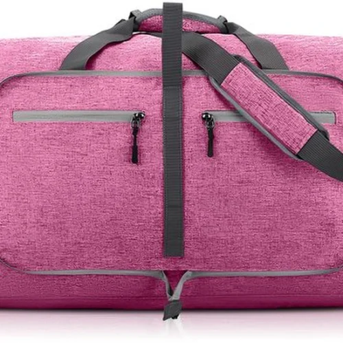 Unyqoos® Ruime en roze reistas met schoenenvak voor sport en reizen