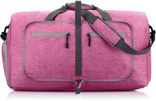 P-87213236986140-20260406084125.webp Unyqoos® Ruime en roze reistas met schoenenvak voor sport en reizen