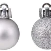 P-87213236992915-20260406092304.webp Unyqoos® Set van 96 decoratieve mini-kerstballen in rood, zilver en goud