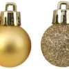 P-87213236992919-20260406092332.webp Unyqoos® Set van 96 decoratieve mini-kerstballen in rood, zilver en goud