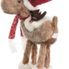 Unyqoos® Betoverende eland kerstdecoratie met charmante details voor elke ruimte