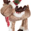 Unyqoos® Betoverende eland kerstdecoratie met charmante details voor elke ruimte