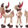 Unyqoos® Betoverende eland kerstdecoratie met charmante details voor elke ruimte