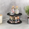 Unyqoos® Draaibare keukenorganizer met twee etages voor optimale opbergruimte