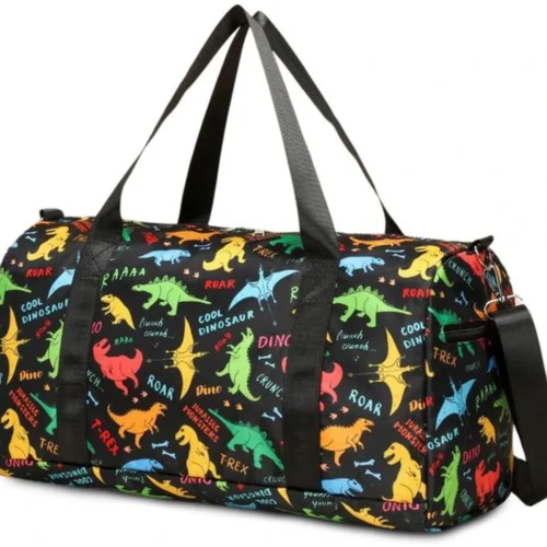 P-87213237028300-20260406083939.webp Unyqoos® Ruime en veelzijdige kindertas met dinosaurussen voor sport en reizen
