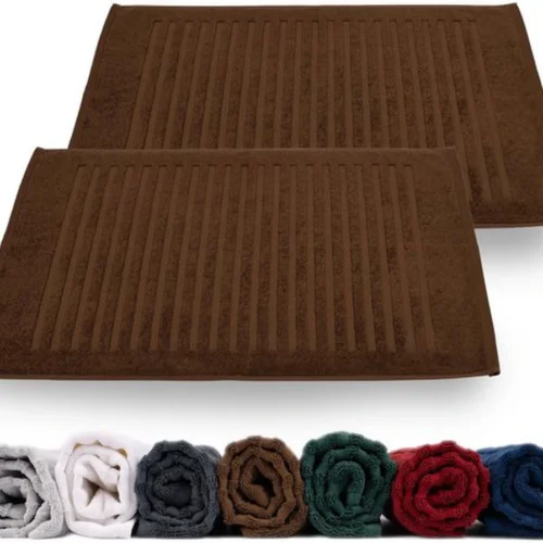 P-87213237039500-20260405134947.webp Unyqoos® Set van Twee Luxe Katoenen Douchematten voor Comfort en Veiligheid in de Badkamer