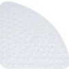 Unyqoos® Transparante antislip badkamerhoekmat met massage-effect en drainagegaten