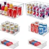 P-87213237045750-20260406100033.webp Unyqoos® Transparante en Stapelbare Koelkastorganizers Set van 6 voor Efficiënte Opbergruimte