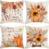 P-87213237046670-20260406113538.webp Unyqoos® Set van 4 decoratieve kussenslopen met herfstontwerp en pompoenprint