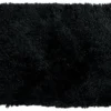 Unyqoos® Zwarte zachte badmat met anti-slip en wasbare eigenschappen, 80x150 cm