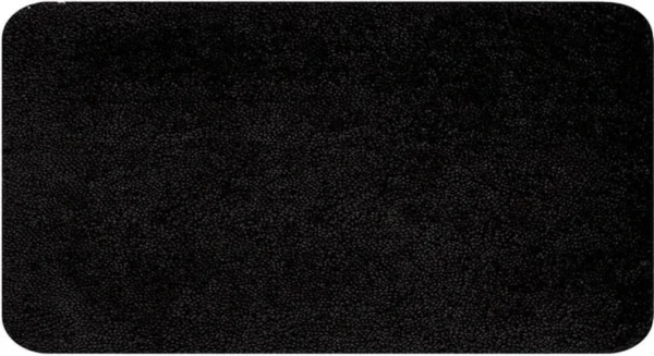 Unyqoos® Zwarte zachte badmat met anti-slip en wasbare eigenschappen, 80x150 cm