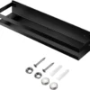 P-87213237081390-20260406082540.webp Unyqoos® Zwarte wandplanken van roestvrij metaal voor keuken en badkamer 40 cm