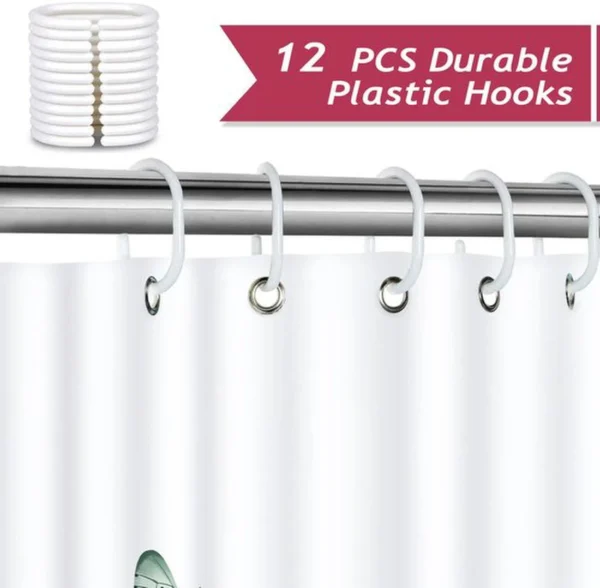 Unyqoos® Decoratief Douchegordijn met Kleurrijke Bloemenprint en Waterafstotende Eigenschappen