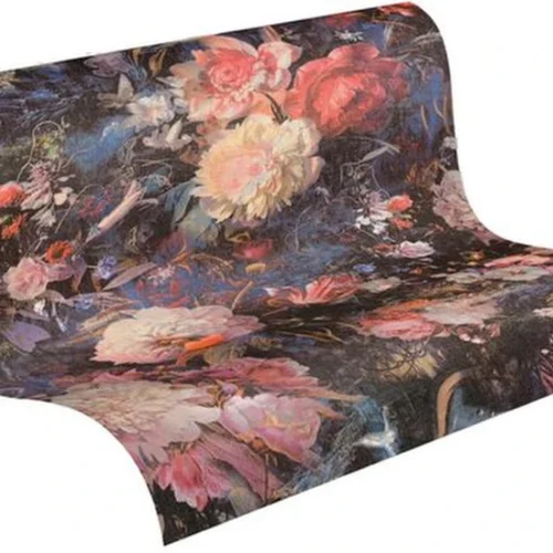 Unyqoos® Kleurrijk bloemenbehang voor diverse kamers met eenvoudige installatie
