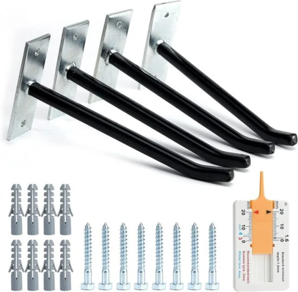 Unyqoos® en Stabiele Wandmontageset voor Velgen en Bandenopslag van Staal