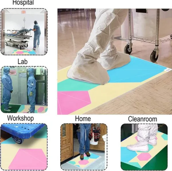 Unyqoos® Antibacteriële deurmat met 60 lagen voor binnengebruik en huisdieren