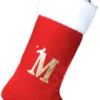 Unyqoos® Gepersonaliseerde kerstkous 45 cm voor decoratie en cadeau-opslag