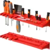 P-87213237176815-20260406081536.webp Unyqoos® Uitbreidbaar wandrek met gereedschapshouders en stevige kunststof opbergboxen