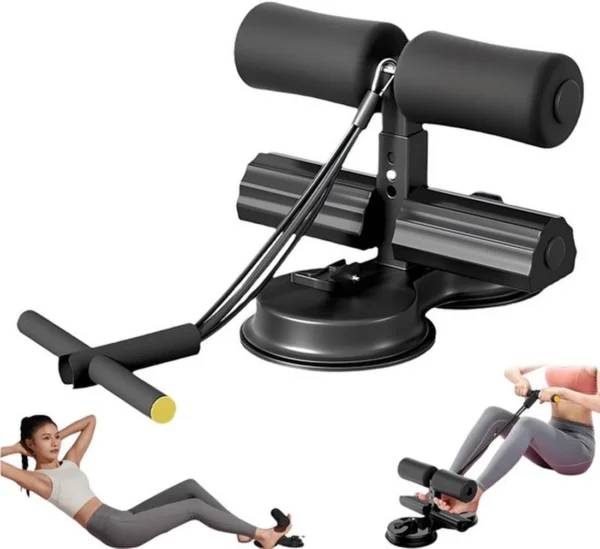 Unyqoos® Compacte en verstelbare draagbare sit-up bar met hoge stabiliteit