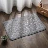 Unyqoos® Luxe badkamer mat met 3D steenpatroon voor een stijlvol interieur