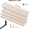 P-87213237283733-20260406081917.webp Unyqoos® Set van vier houten zwevende wandplanken voor stijlvolle opbergruimte