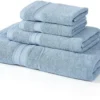 P-87213237283972-20260405184414.webp Unyqoos® Zachte en luxe jacquard handdoekenset van 100% gekamd katoen voor badkamer