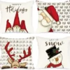 P-87213237322640-20260406112038.webp Unyqoos® Set van 4 decoratieve kerstkussenslopen voor woonkamer en slaapkamer