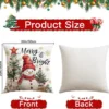 P-87213237349302-20260406112143.webp Unyqoos® Set van 4 decoratieve kerstkussenhoezen met sneeuwpopontwerp voor huisdecoratie