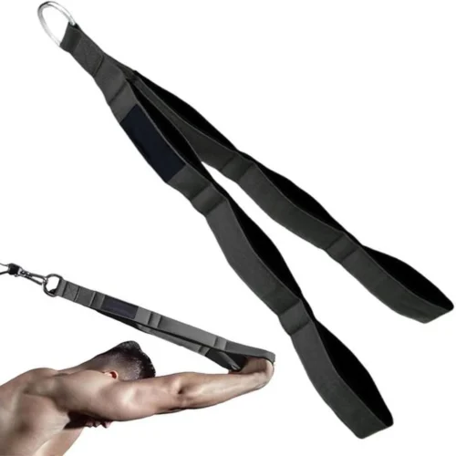Unyqoos® Extra lang triceps touw voor veelzijdige krachttraining in de sportschool