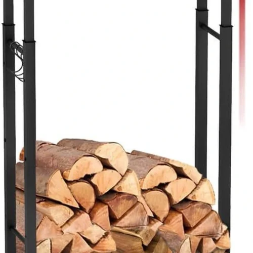 P-87213237391710-20260406081435.webp Unyqoos® Ruimtebesparend verstelbaar brandhoutrek met haken voor binnen en buiten
