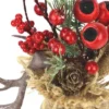 P-87213237400612-20260405141833.webp Unyqoos® Set van twee winterse bloemstukken met bessen en gewei in jute pot