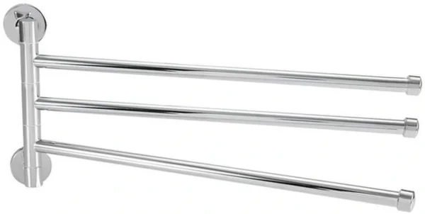 P-87213237426454-20260405182930.webp Unyqoos® Wandgemonteerde handdoekhouder met drie draaibare armen voor badkamer en keuken