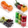 P-87213237433450-20260406100416.webp Unyqoos® Set van 4 Transparante Keuken- en Koelkastorganizers voor Optimaal Ruimtegebruik in Huis
