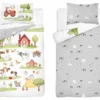 Unyqoos® Kinderbeddengoedset met boerderijthema voor comfortabel en stijlvol slapen