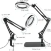 Unyqoos® Handige LED Vergrootlamp met Verstelbare Arm en Drie Kleurmodi voor Diverse Taken
