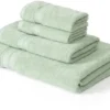 Unyqoos® Jacquard Handdoekenset van Zacht Katoen voor Luxe en Comfort in de Badkamer
