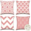 P-87213237449910-20260406112409.webp Unyqoos® Set van 4 decoratieve waterbestendige kussenhoezen voor binnen en buiten gebruik
