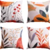 P-87213237460490-20260406112624.webp Unyqoos® Set van 4 fluwelen kussenhoezen met abstract boho ontwerp voor elk seizoen