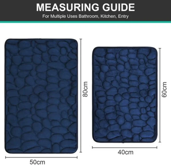P-87213237500156-20260405141334.webp Unyqoos® Tweedelig set van zachte badmatten met antislip en memory foam