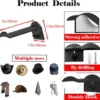 P-87213237506022-20260406120816.webp Unyqoos® Stijlvolle wandgemonteerde hoedenhouder set voor veelzijdig gebruik in huis