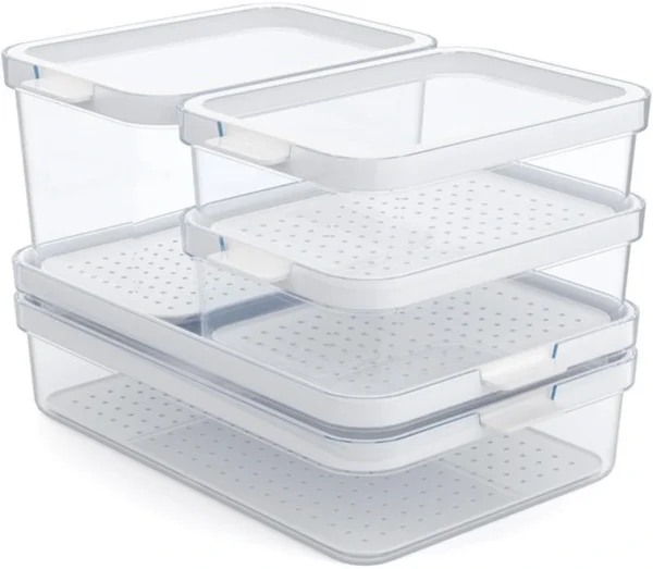 P-87213237512030-20260406100344.webp Unyqoos® Set van vijf praktische koelkastorganizers voor efficiënte voedselopslag