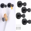 P-87213237524530-20260406121009.webp Unyqoos® Set van 4 wandhaken met matzwarte afwerking en hoge draagkracht voor veelzijdig gebruik