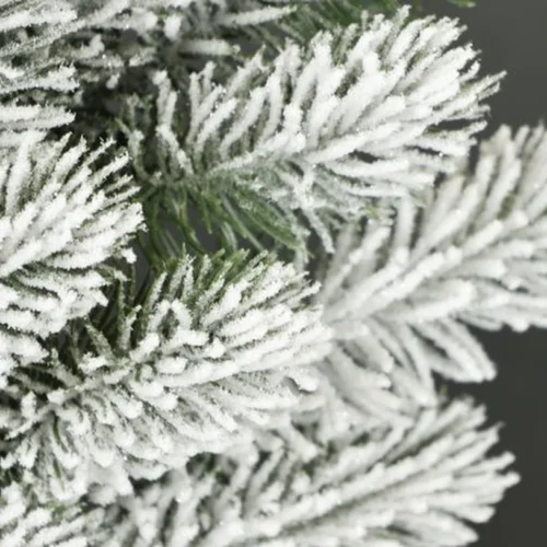 Unyqoos® Winterse decoratieve krans met sneeuwlook en handige ophanglus, 25 cm